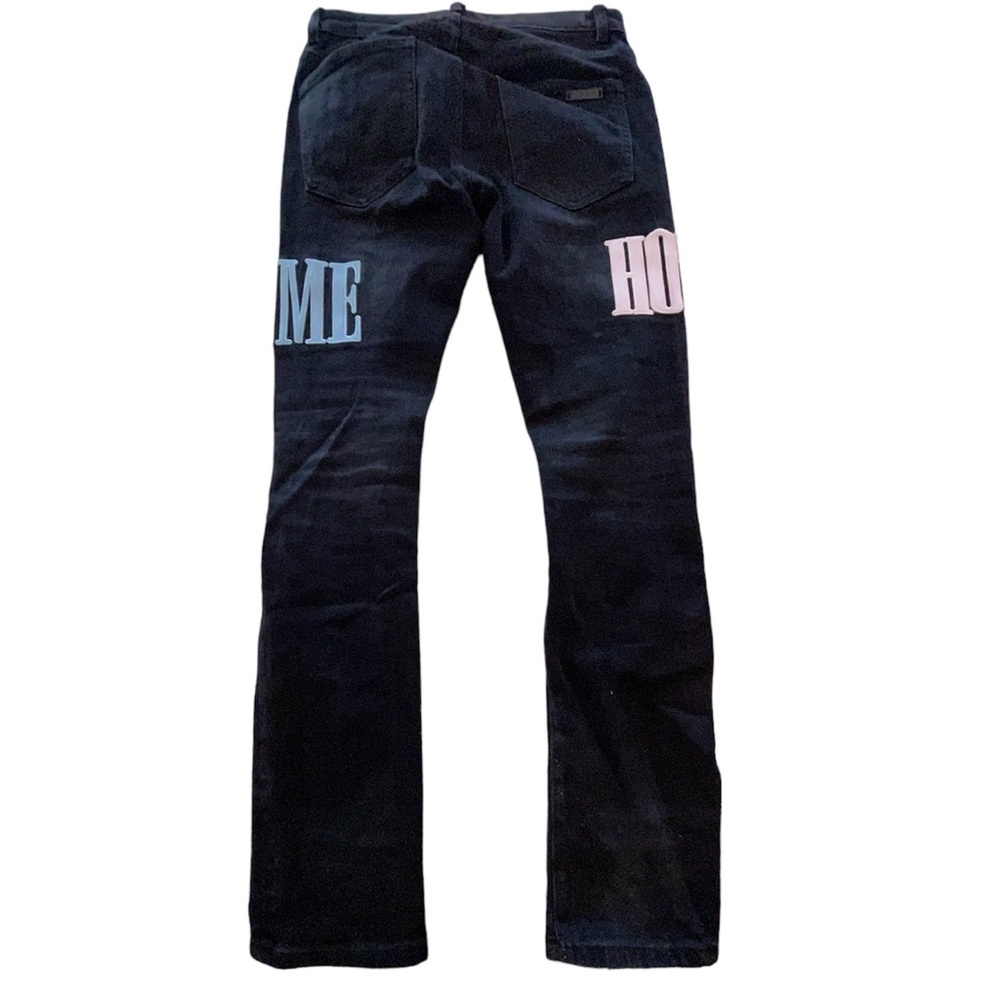 Homme + Femme Rip Jeans - Picture 2 of 2
